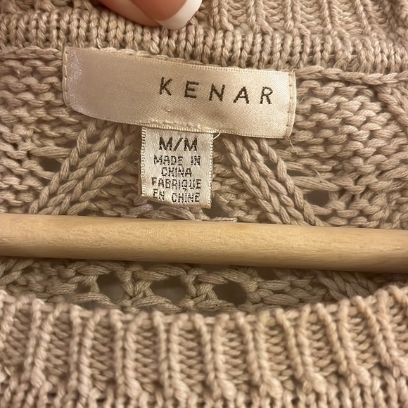 Kenar knit sweater. Sz M - Picture 3 of 3